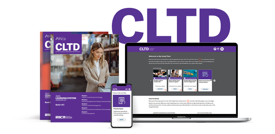 Get Certified in Logistics, Transportation and Distribution (CLTD)
